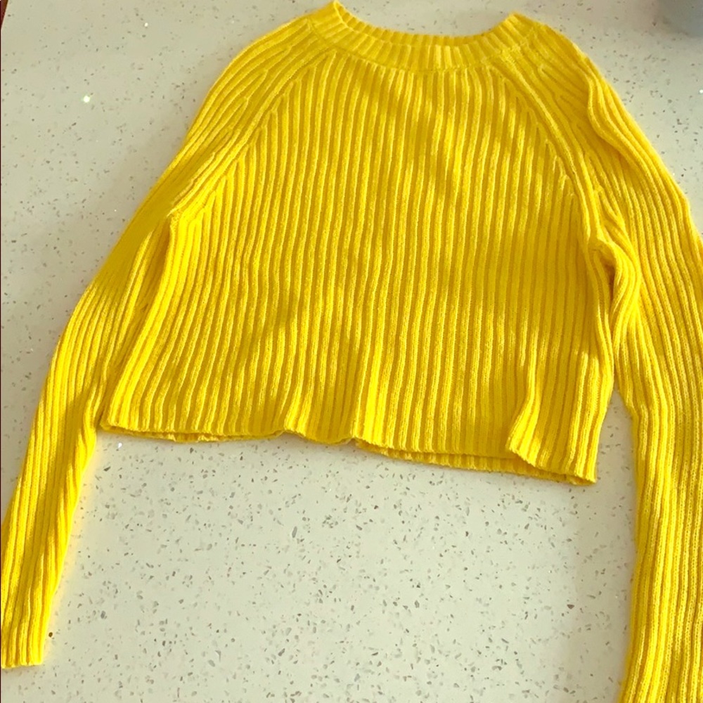 Crop top sweater from garage xs